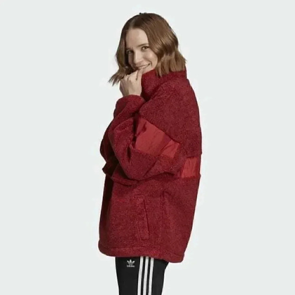 adidas Women Sherpa OTH Jacket Women NEW! - Picture 5 of 10